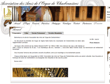 Tablet Screenshot of charbonnieres-les-orgues.fr